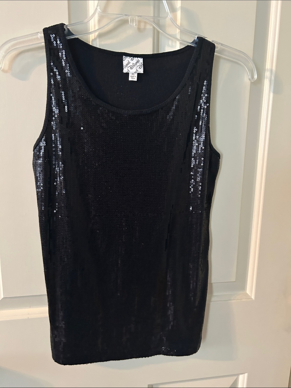 Disney DSigned Black Sequin Tank Top - Tween XL